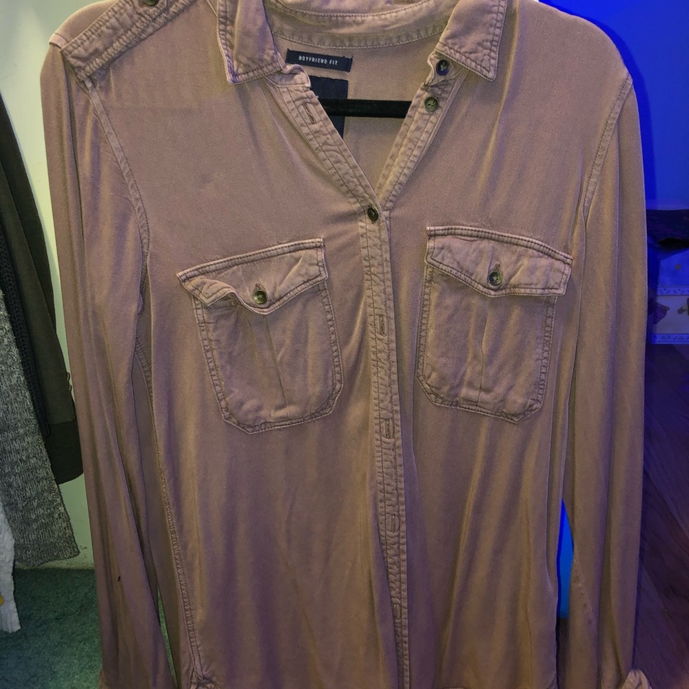 Button up flannel shirt